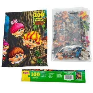 Vintage Trolls Puzzle 100 Piece USA Made 1993 Hoyle